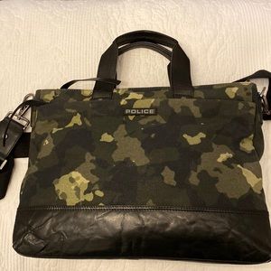 Police camo bag multiple pockets adjustable strap